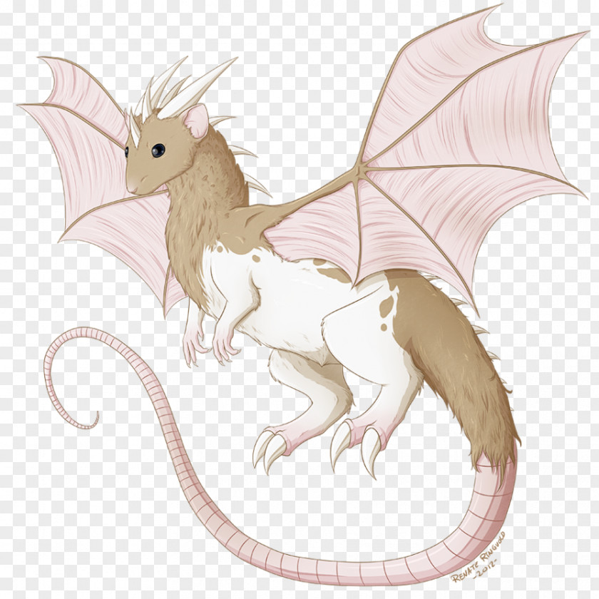 Rat & Mouse Dragon Drawing Legendary Creature Zodiac PNG