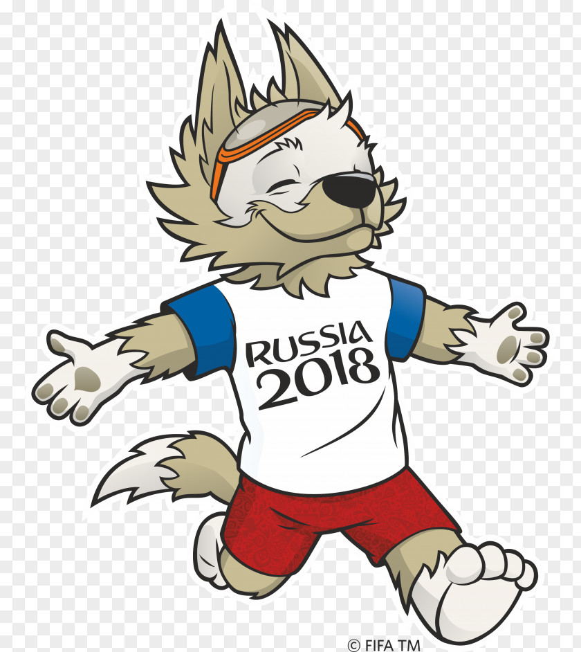 Russia 2018 World Cup FIFA Qualification Zabivaka Official Mascots PNG
