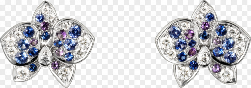 Sapphire Earring Cartier Jewellery Bitxi PNG