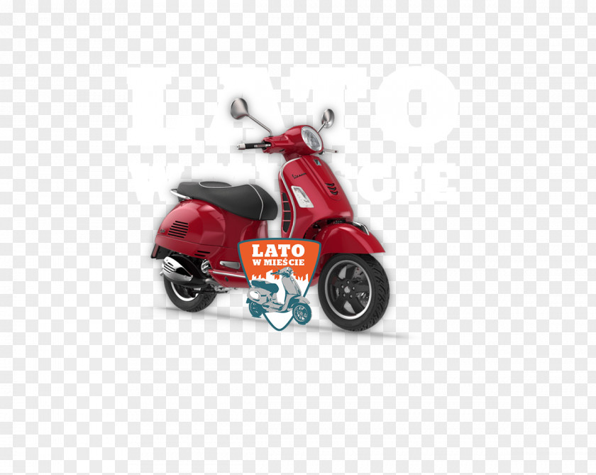 Scooter Motorized Vespa GTS Piaggio Car PNG