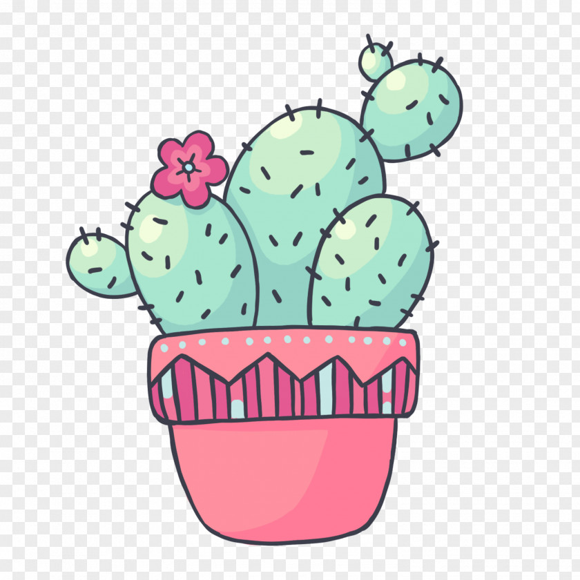 Succulent Plant Flowerpot Pink M Flowering Clip Art PNG