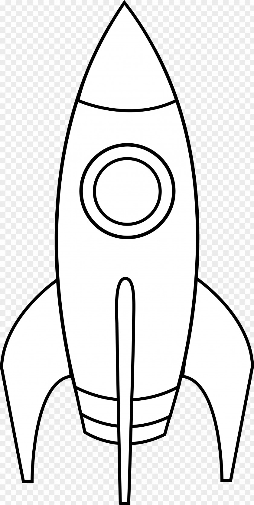 Vintage Spaceship Cliparts Rocket Spacecraft Black And White Clip Art PNG