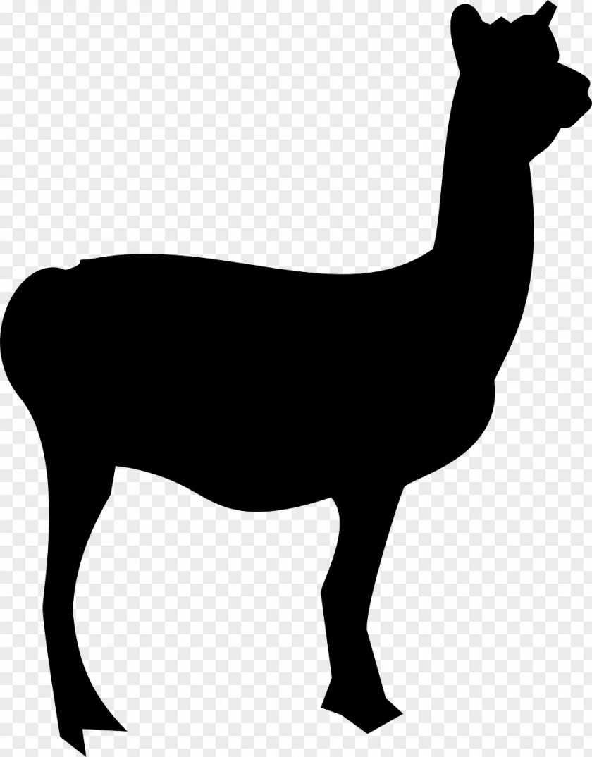 Animal Silhouettes Llama Silhouette Clip Art PNG