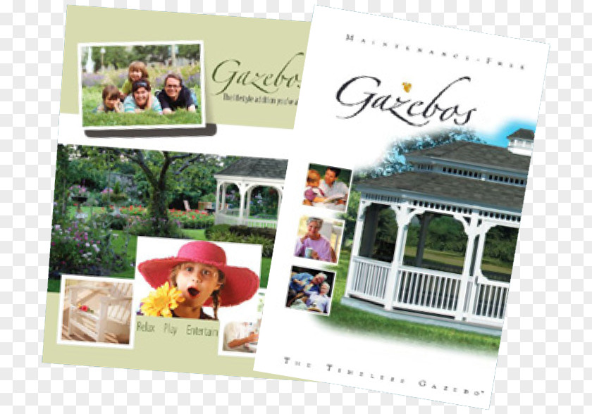 Garden Brochure Gazebo Advertising Pergola Octagon A Hideaway Retreat PNG