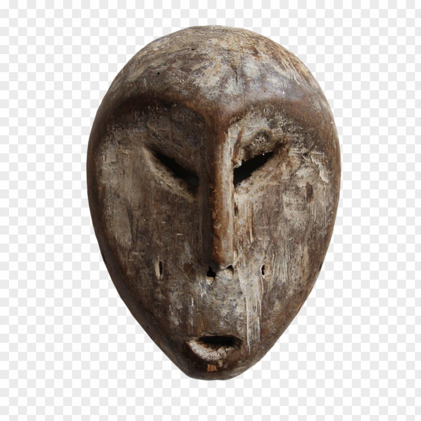 Mask Stone Carving Artifact Africa PNG
