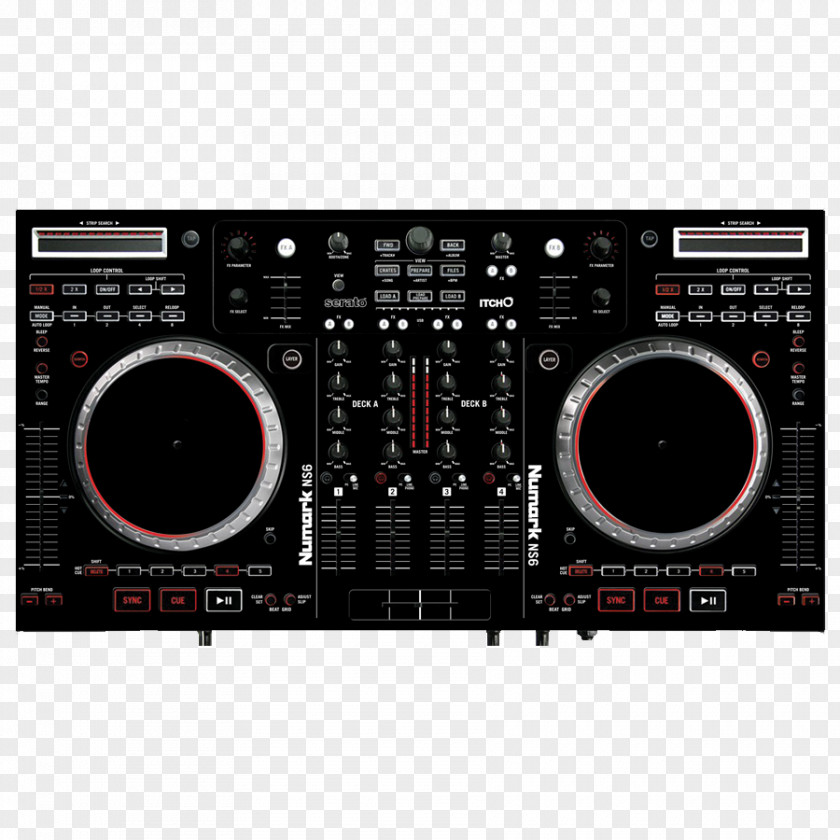 Overlay Cover DJ Controller Numark Industries Audio Mixers Disc Jockey Mixing PNG
