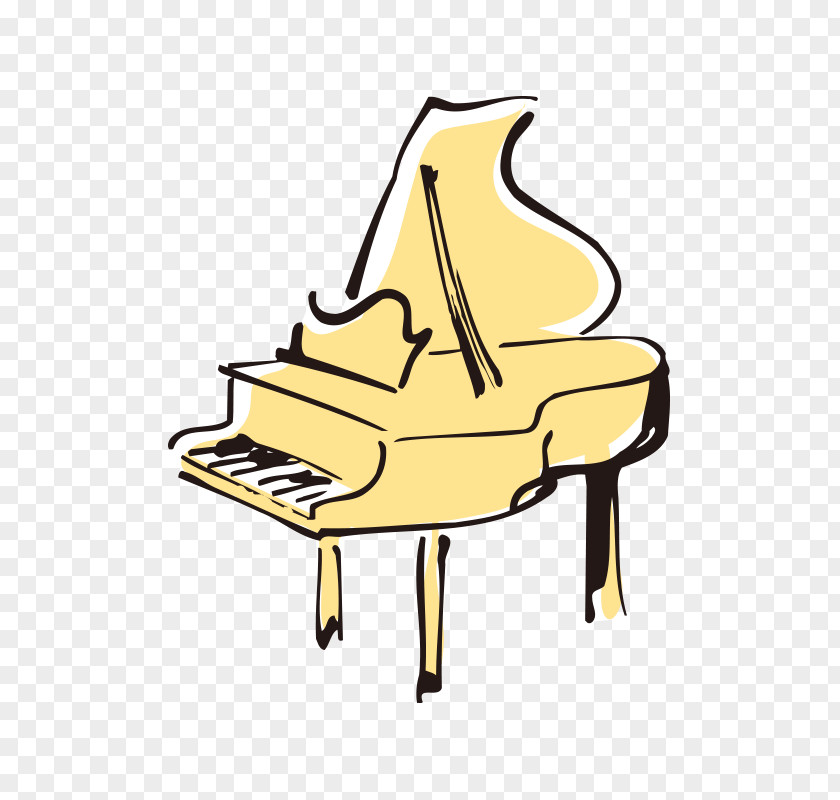 Piano Musical Keyboard Illustration PNG