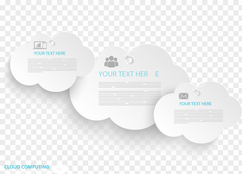 Vector Cloud Computing Concept Illustration Brand Logo Font PNG