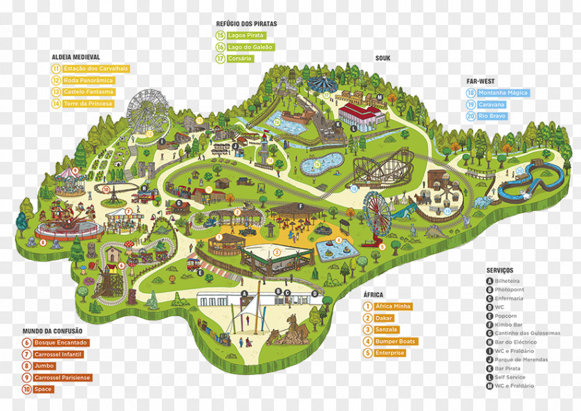 Amusement Park Map Parque De Atracciones MadridMap Magikland PNG