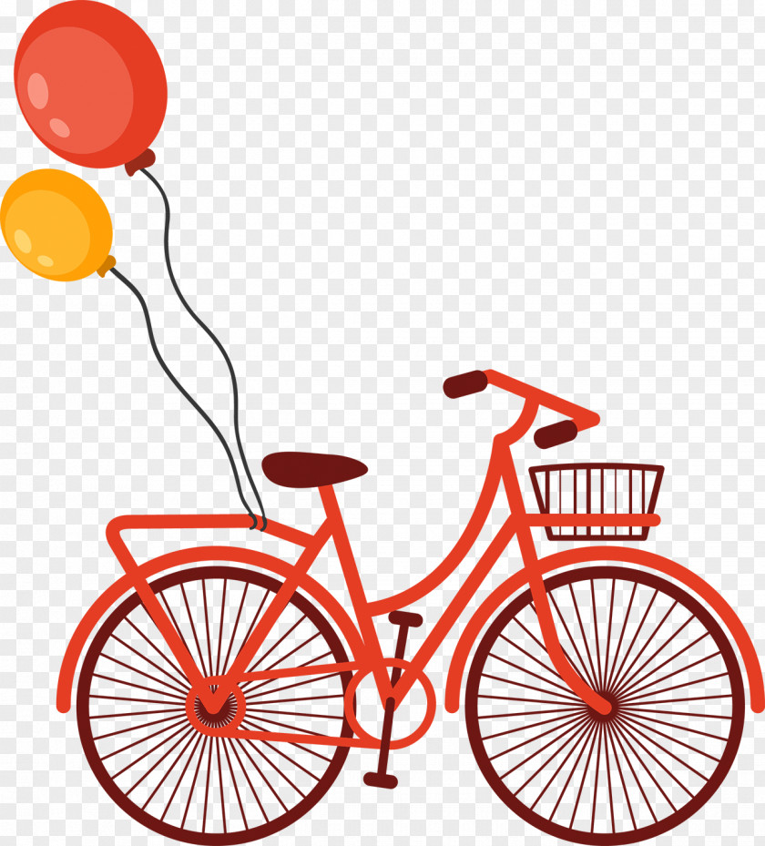 Bicycle Wedding Invitation Greeting Card Birthday PNG