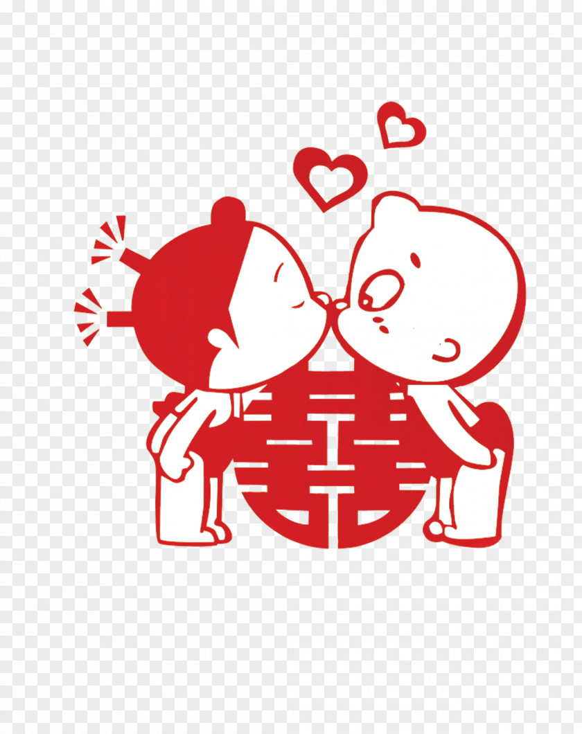 Cartoon Bride And Groom Marriage U559c Red Envelope Wedding Photography PNG