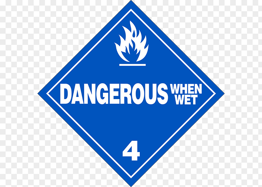 Dangerous Goods Placard HAZMAT Class 9 Miscellaneous Hazardous Waste Label PNG