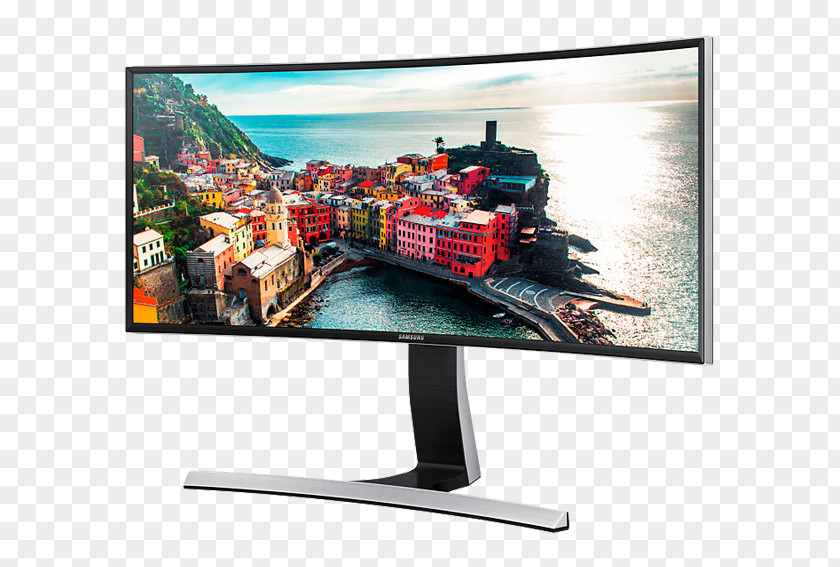 Samsung E790C Computer Monitors LED-backlit LCD Curved Screen 21:9 Aspect Ratio PNG