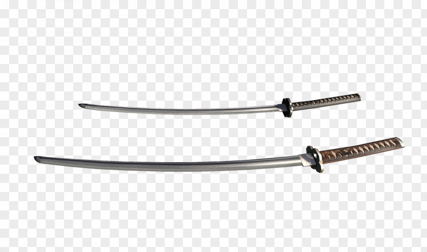 Samurai Weapon Sword Sabre Tool PNG