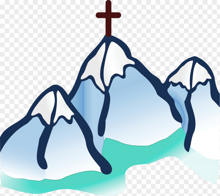 Water Summit Mountains Cartoon PNG