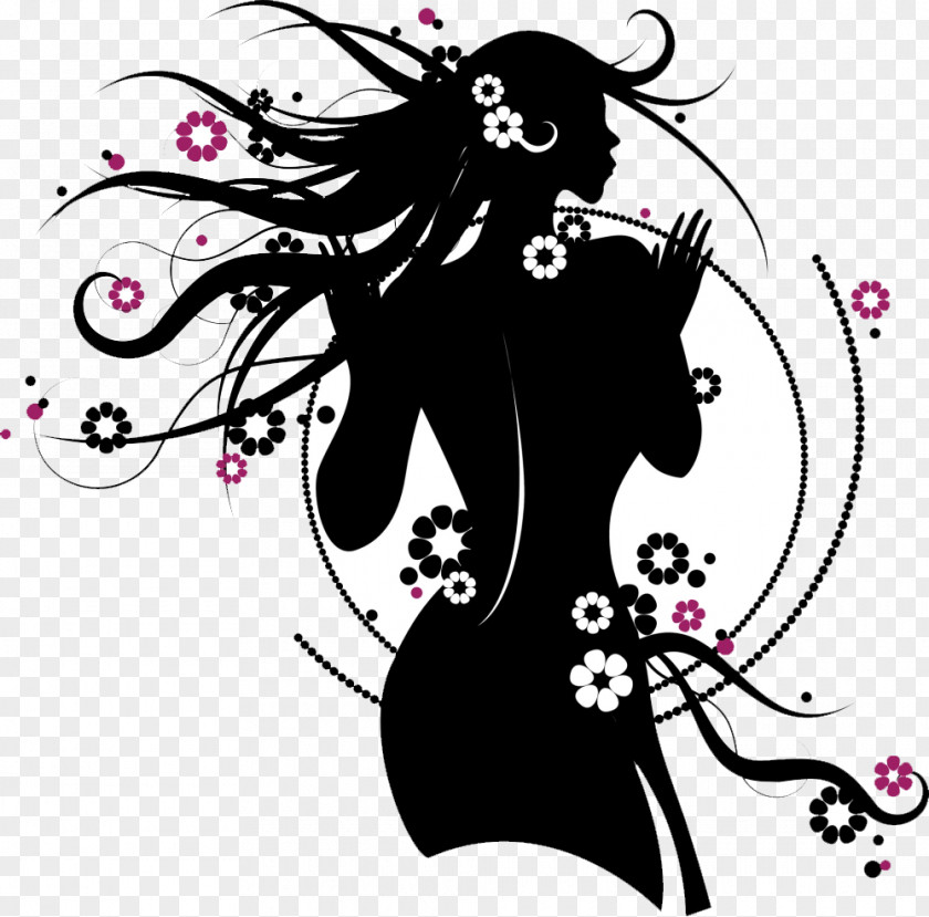 Design Lady Ink Paper Logo Woman PNG