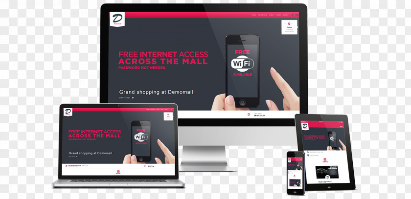 Mall Activities Advertising Marketing Brand Responsive Web Design PNG