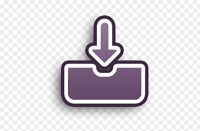 Material Property Symbol Arrow Icon Down Download PNG