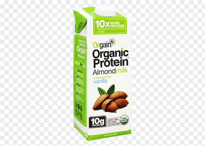 Milk Almond Organic Food Substitute Protein PNG