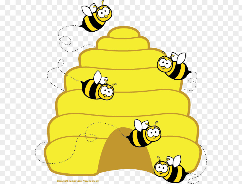 Bee Theme Beehive Honeycomb Clip Art PNG