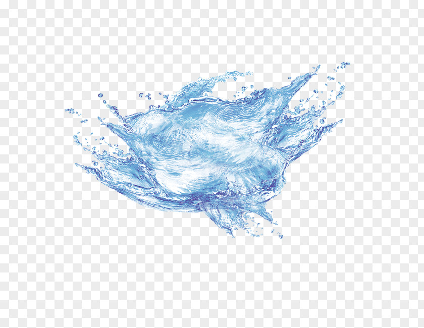 Blue Water Drops Waves Element Download Splash Clip Art PNG