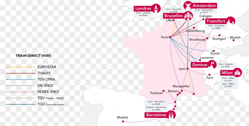 Europe Places Map Line PNG