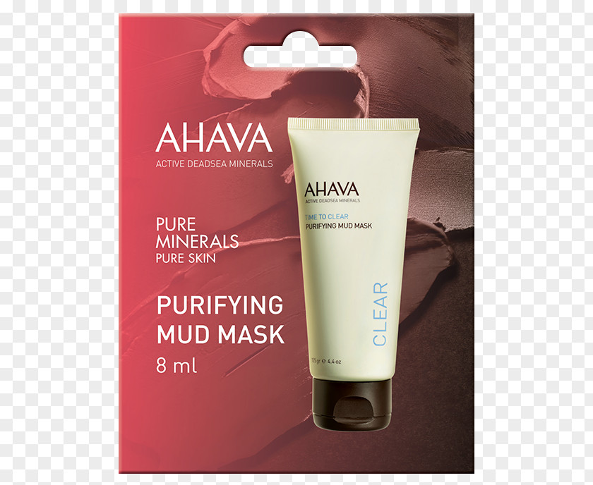 Mask Cream AHAVA Purifying Mud Facial PNG