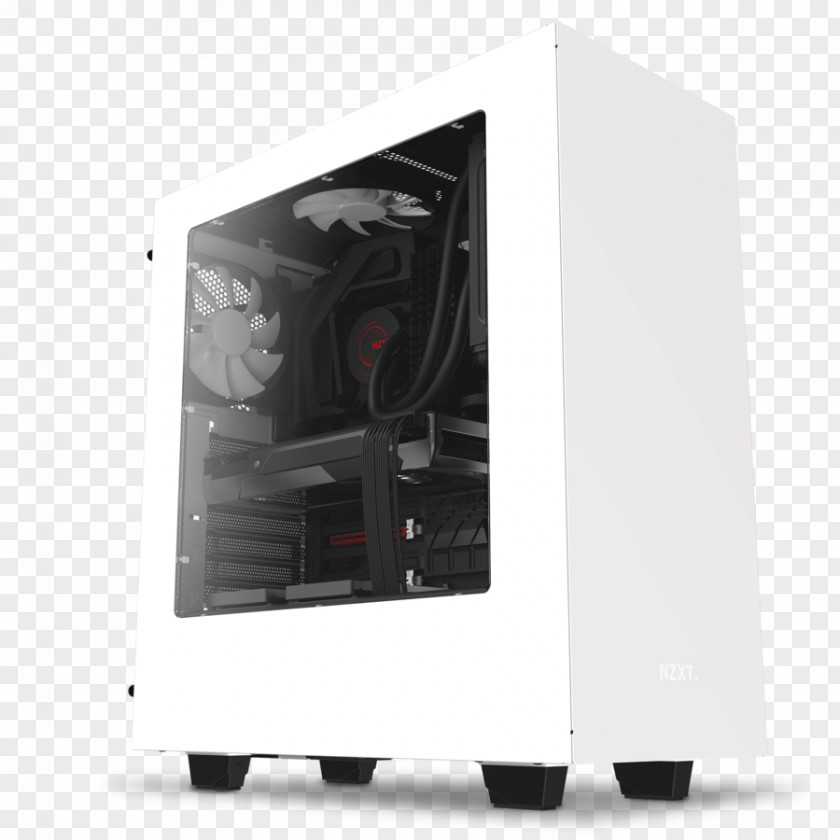 Mid Computer Cases & Housings Nzxt MicroATX Dell PNG