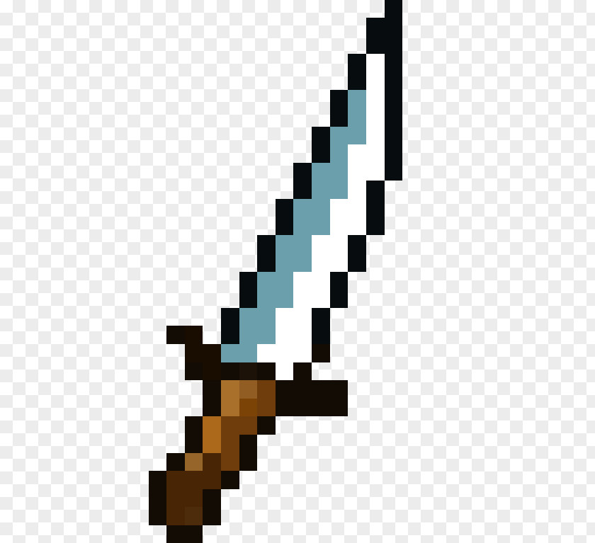 Pixel Art Knife PNG