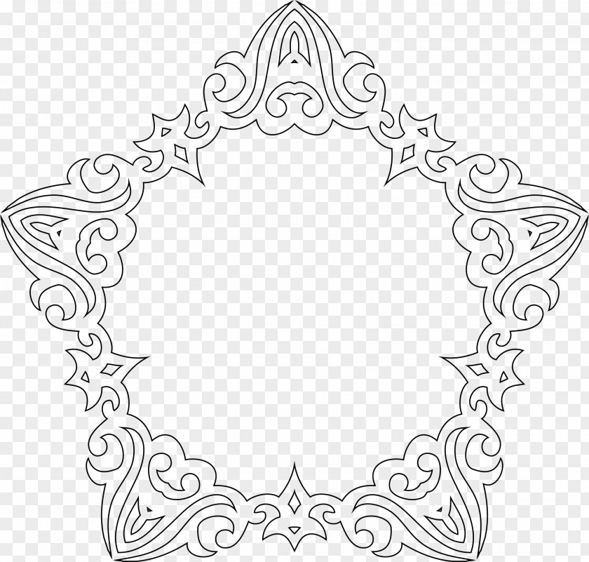 Fancy Line Art Decorative Arts Picture Frames Clip PNG