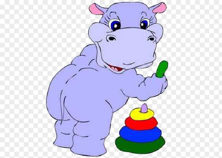 Hippopotamus Cartoon Clip Art PNG