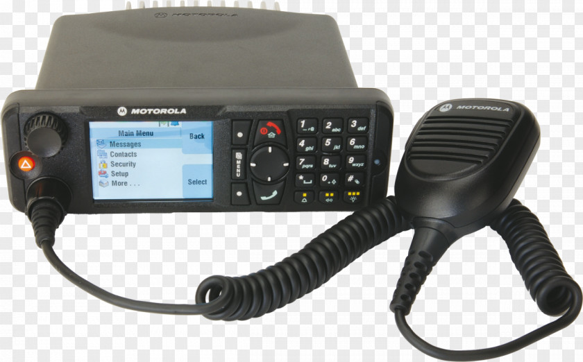 Mobile Radio Two-way Motorola Solutions Terrestrial Trunked Fire Department PNG