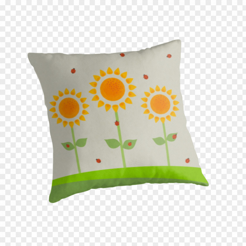 Sunflower Decorative Material Cushion Throw Pillows PNG