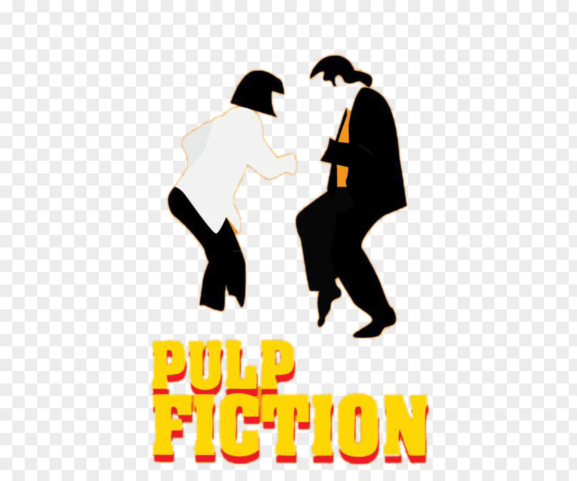 Creative PosterPulp Fiction, Dancing Mia Wallace Vincent Vega T-shirt Dance Film Poster PNG