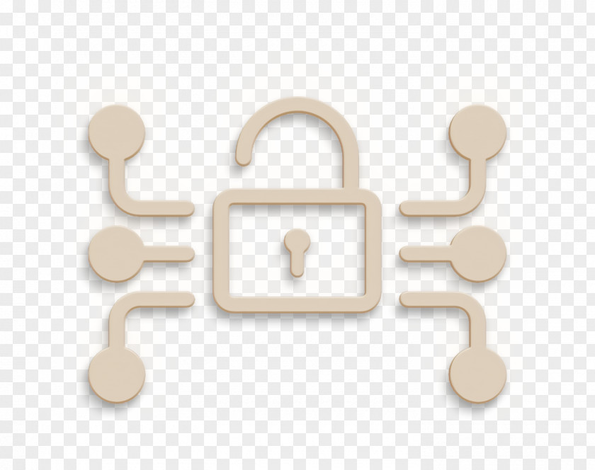 Logo Text Business Set Icon Security Lock PNG
