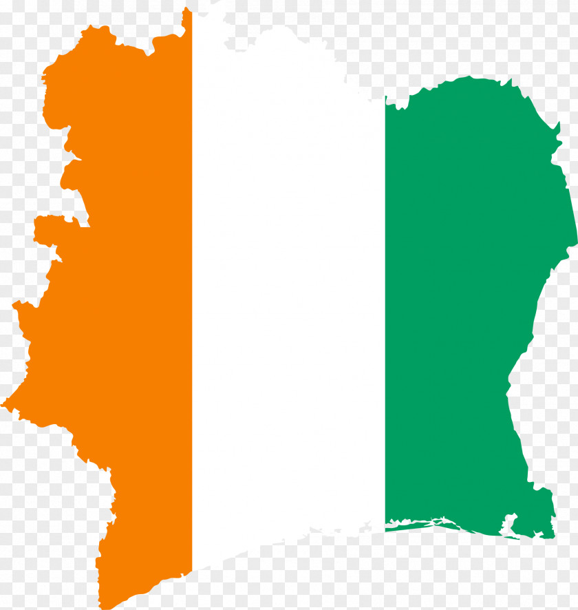 Map Flag Of Ivory Coast Vector Graphics Stock Illustration PNG