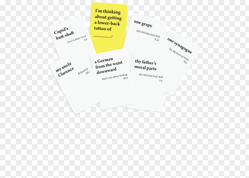 Midsummer Party Shakespeare's Plays Card Game Playing Bard PNG