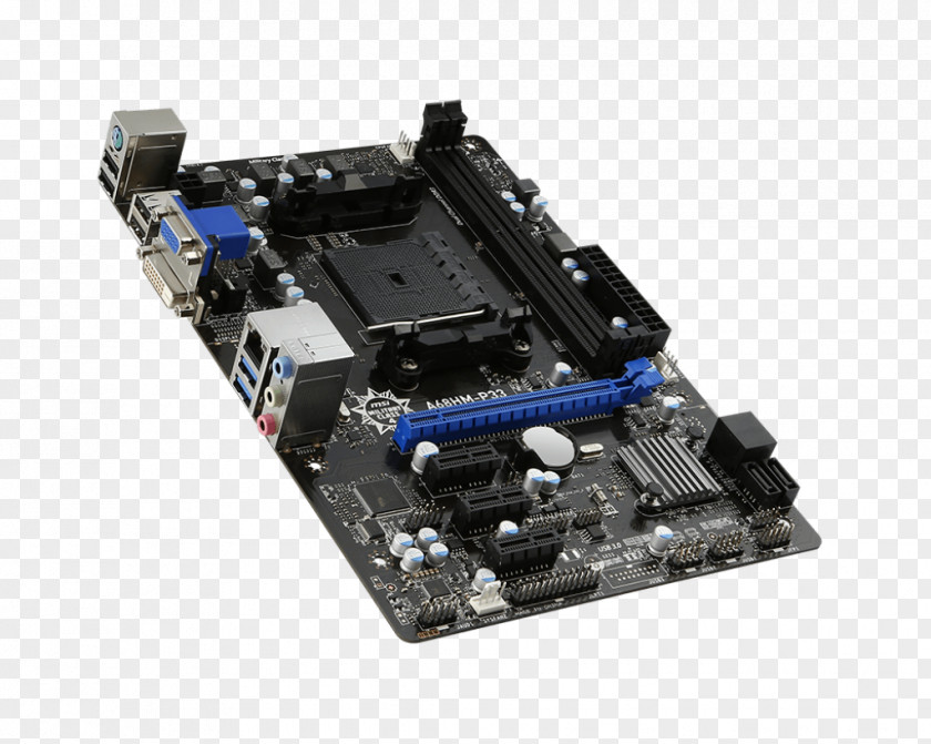 Motherboard MSI A68HM-P33 V2 MicroATX PNG