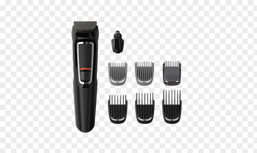 Personal Grooming Hair Clipper Philips MULTIGROOM Series 3000 8-in-1, Face And MG3730/15 Comb Tool PNG