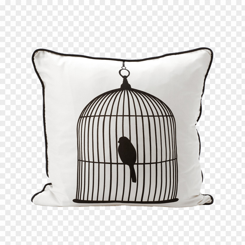 Bird Cage Birdcage Cushion Pillow PNG