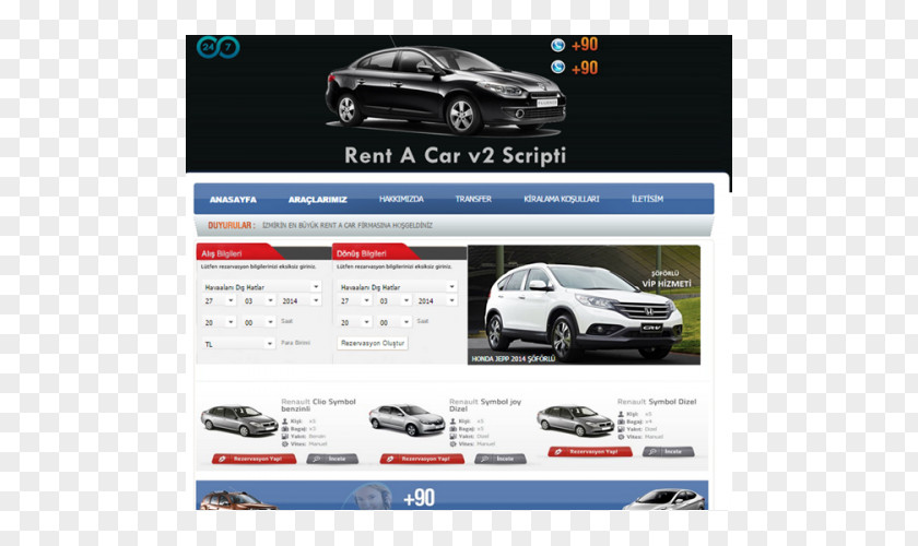 Car Mid-size Bumper Web Design PNG