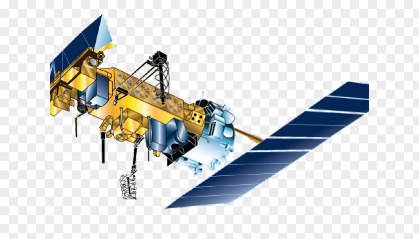Cartoon Satellite Geostationary Operational Environmental Earth Observing System Weather Forecasting PNG