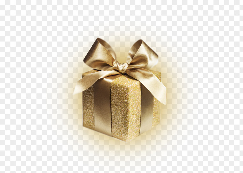 Gift Wrapping Gold Christmas Stock Photography PNG