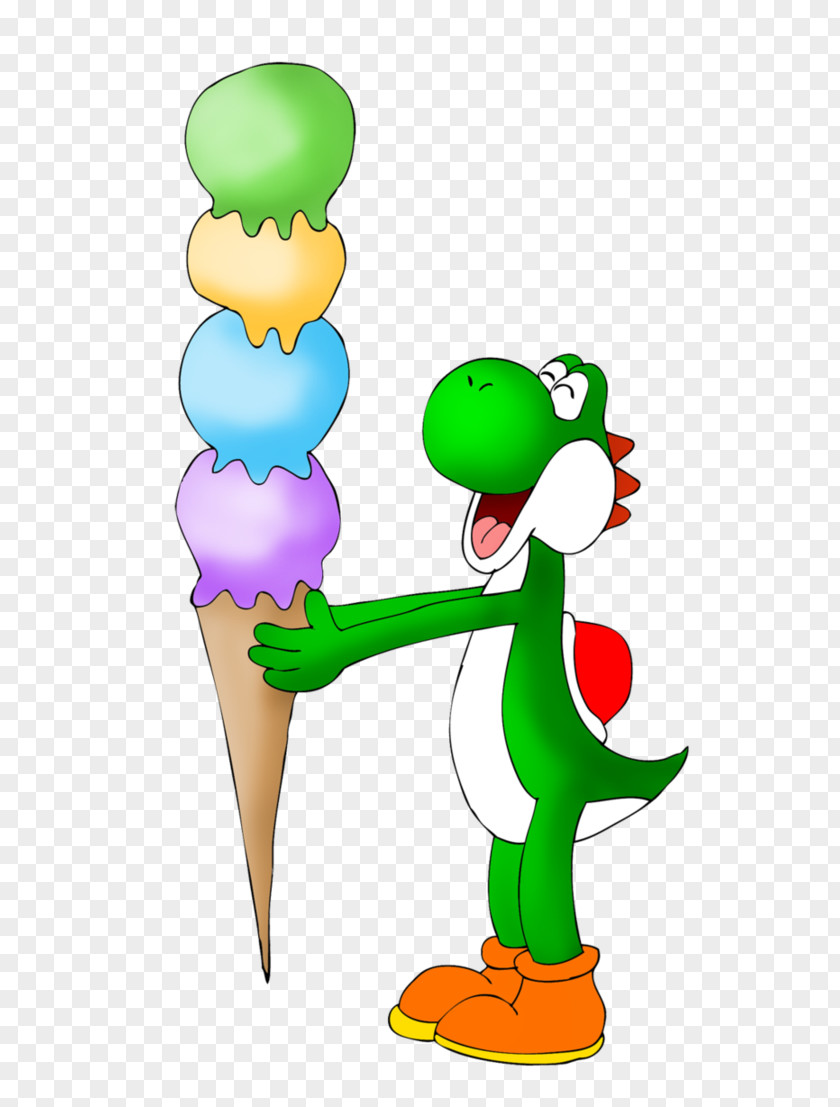 Ice Cream Luigi Mario Party 5 Yoshi PNG