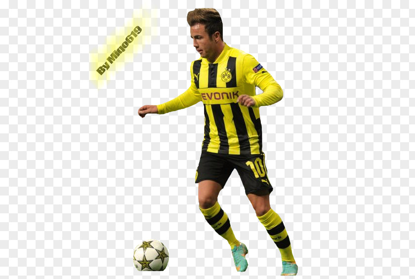 MARIO GOTZE Borussia Dortmund Germany National Football Team FC Bayern Munich Player PNG
