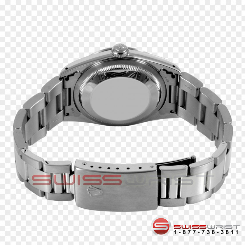 Metal Bezel Rolex Datejust Watch Strap Steel PNG