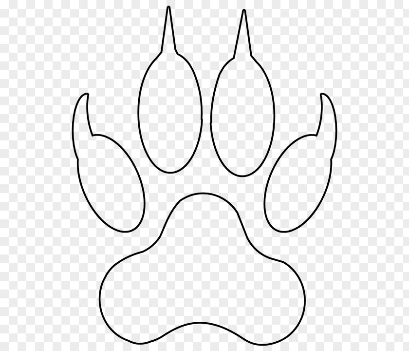 Pattern Bear Paw Dog Tiger Cat Clip Art PNG