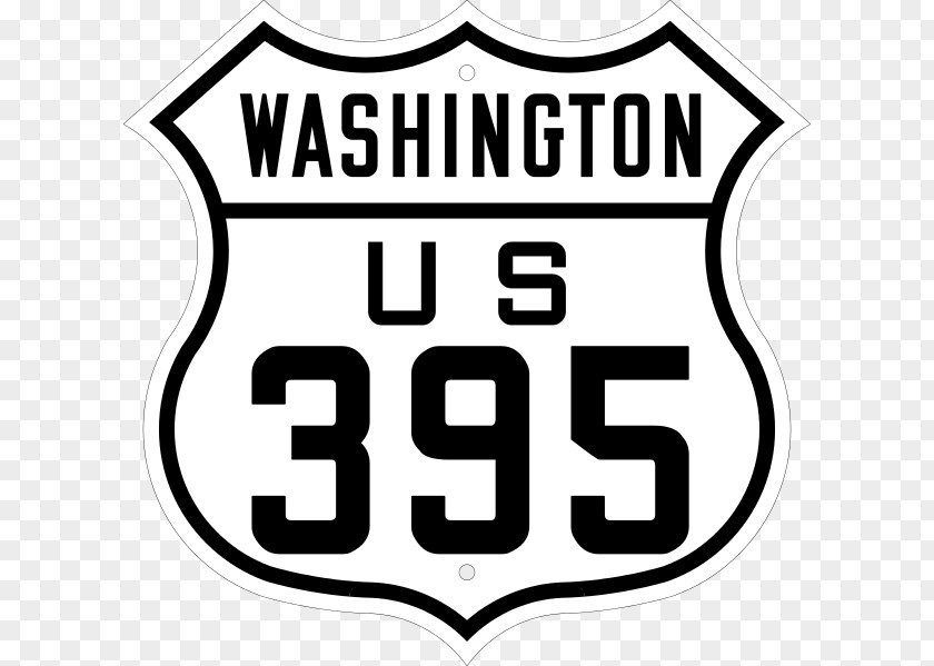Road U.S. Route 66 395 In Washington 9 Interstate 90 Idaho PNG