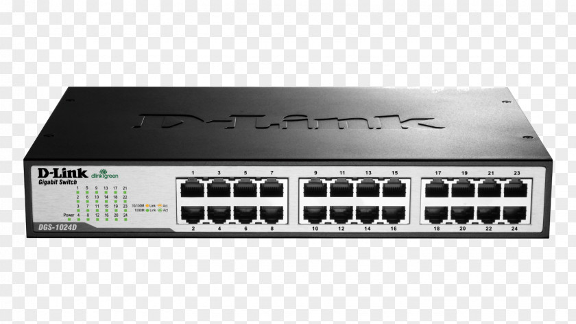 Switch Network Gigabit Ethernet D-Link Port PNG
