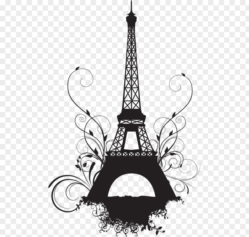 Eiffel Tower Champ De Mars Wall Decal PNG